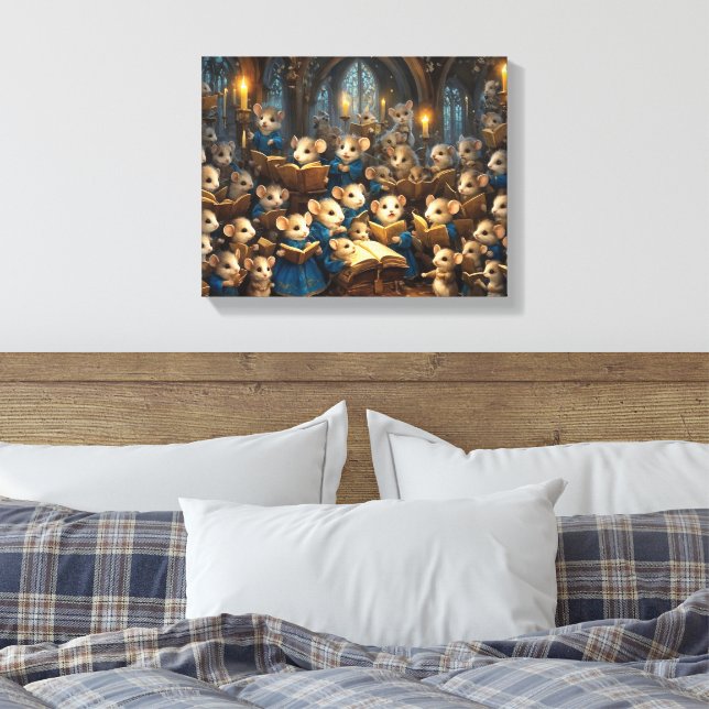 Church Mouse Choir Leinwanddruck (Insitu (Schlafzimmer))