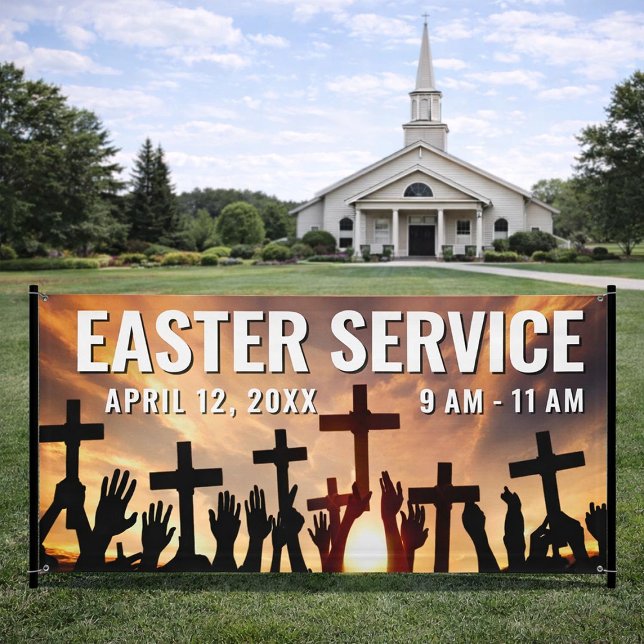 Church Oaster Service Time Banner (Von Creator hochgeladen)