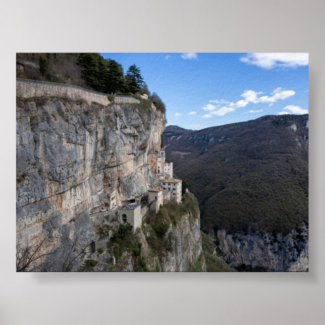 Church of Madonna della Corona Poster (Vorne)