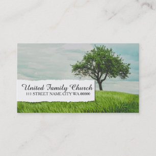 Church Pastor Religion Business Card Visitenkarte