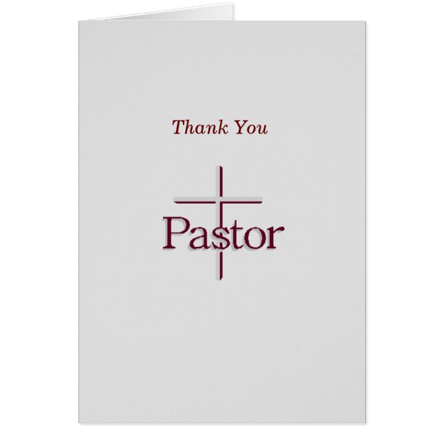 Church Pastor Vielen Dank, Gray Cross (Vorne)