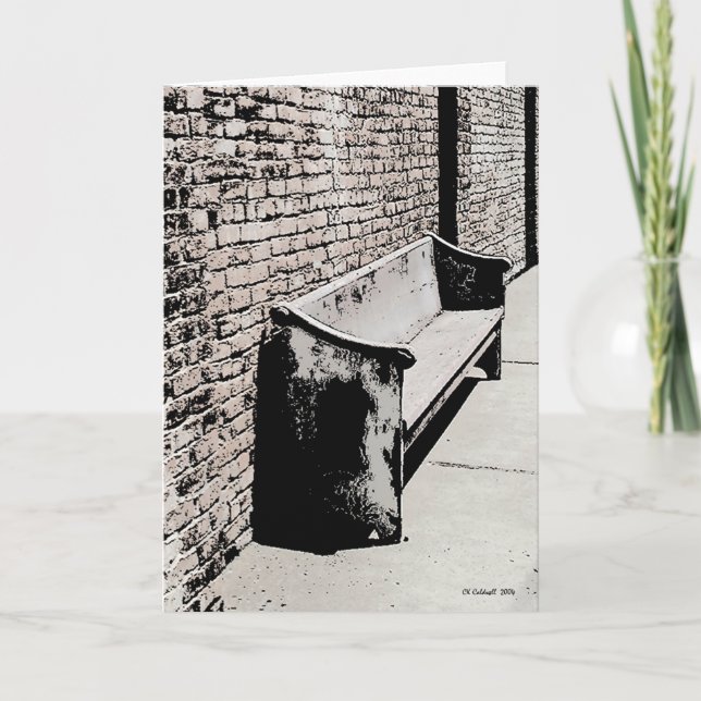 Church Pew Karte (Vorderseite)