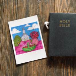 Church Picnic Inspiration Postcard Postkarte