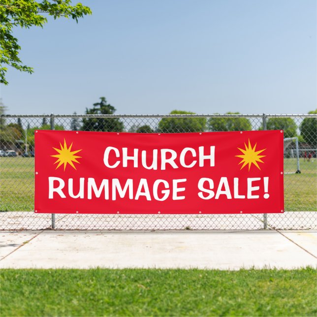 Church Rummage Sale! Großer Banner (InSitu)