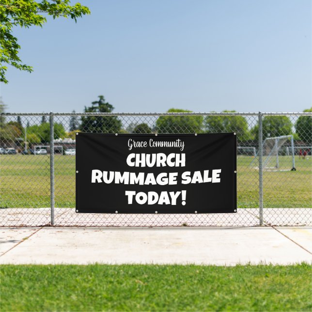 Church Rummage Sale! Personalisierter Banner (Insitu)