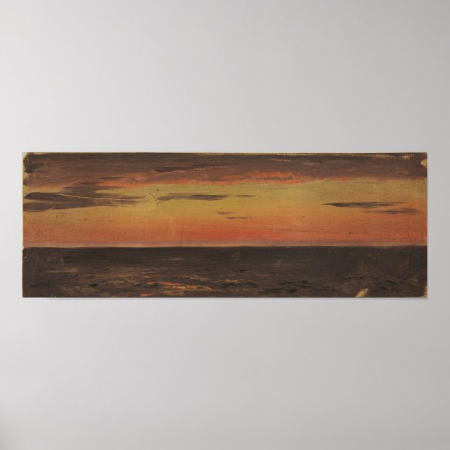 Church - Seascape 1859 Poster (Vorne)