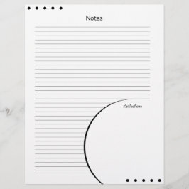 Church Service Christlich Black Polka Dots Briefbogen