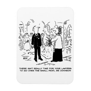 Church Service Wedding Vicar sagt Nein zu Anwälten Magnet
