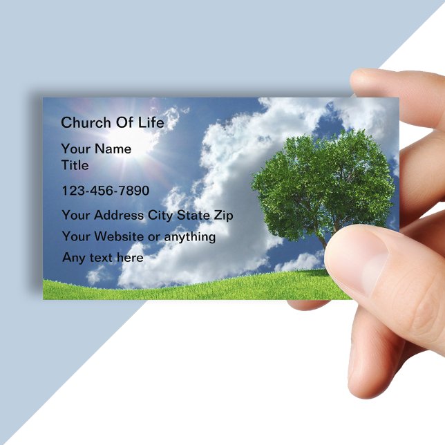 Church Theme Business Cards Visitenkarte (Von Creator hochgeladen)