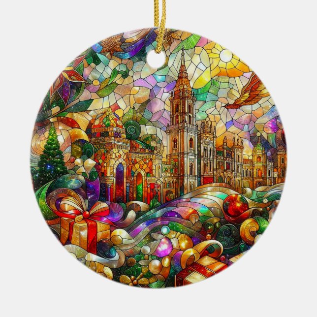 CHURCHES GIFTS ~ Weihnachten 2024 Keramik Ornament (Vorne)