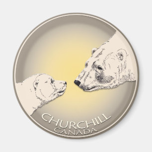 Churchill Andenken Eisbär Kunstmagnete & Geschenke Magnet