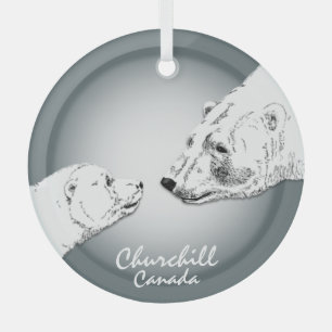 Churchill Canada Ornement Ours Polaire Garde