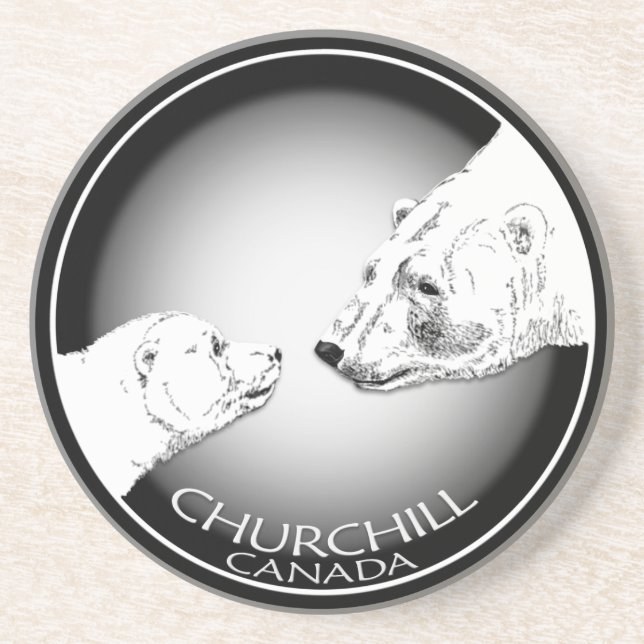 Churchill Canada Souvenir Dessous de verre Churchi (Devant)