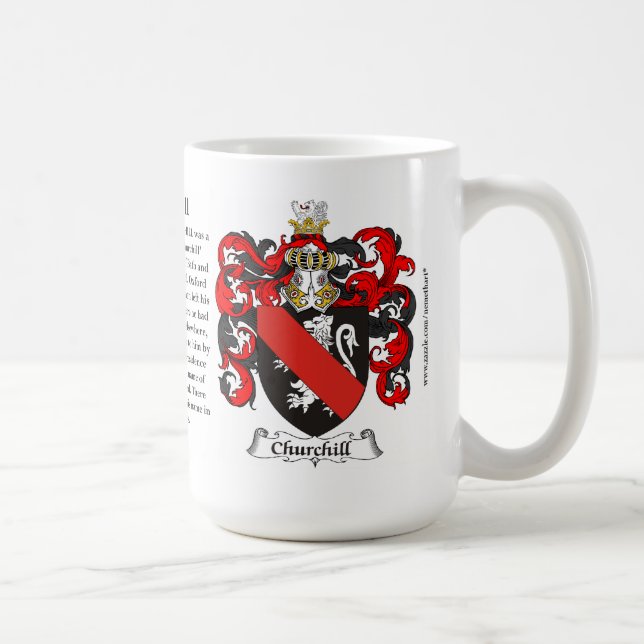 Churchill, der Ursprung, die Bedeutung und das Kaffeetasse (Rechts)