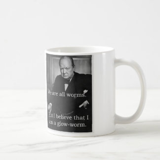 Churchill: Ich bin ein Glowworm Kaffeetasse