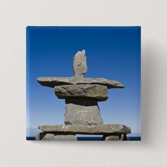 Churchill, Manitoba. Inukshuk Button (Vorderseite)