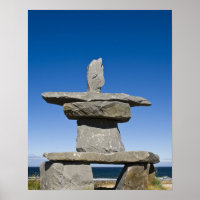 Churchill, Manitoba. Inukshuk