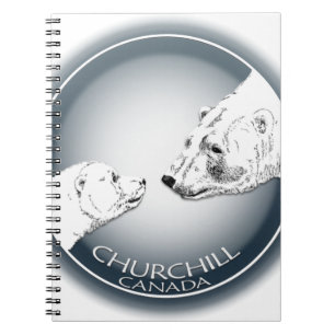 Churchill Polar Bären Notebook Bären Art Journal Notizblock