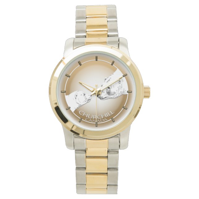 Churchill Polar Bear Watch Souvenir Wrist Watch Armbanduhr (Vorderseite)