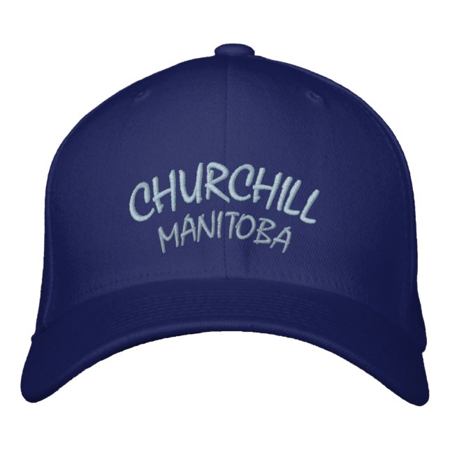 Churchill Souvenir Baseball Cap bestickte Cap Bestickte Kappe (Vorderseite)