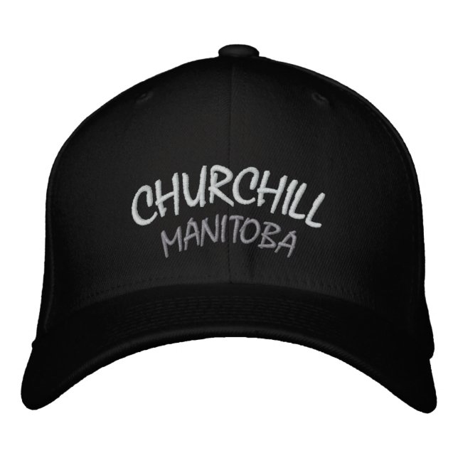 Churchill Souvenir Baseball Cap bestickte Cap Kappe (Vorderseite)