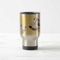 Churchill Souvenir Cup Polar Bären Kunst Tasse Ges