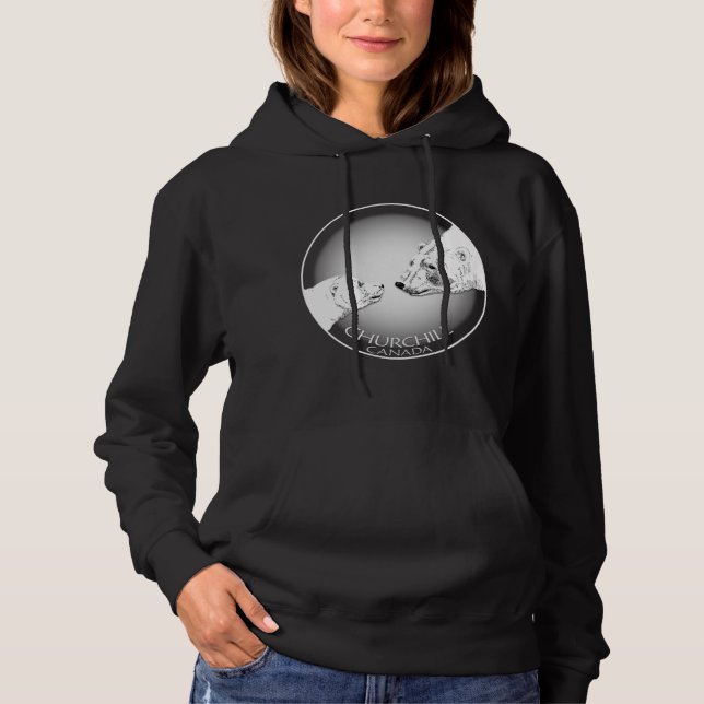 Churchill Souvenir Ours polaire Art Sweat - shirt  (Devant)