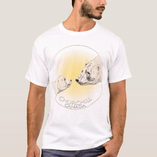 Churchill Souvenir Polar Bär Kunst, Dichtung und M T-Shirt