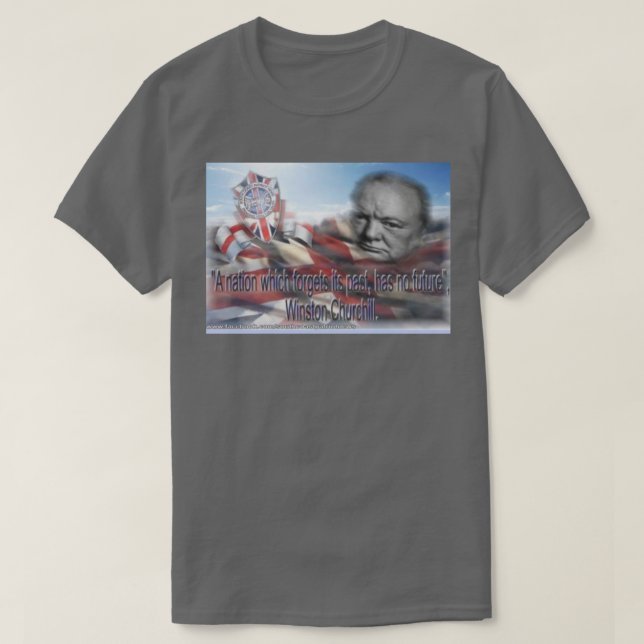 CHURCHILL SPEECH T-Shirt (Design vorne)