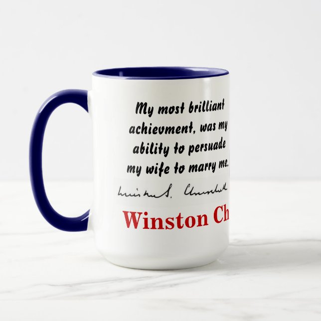 CHURCHILL TASSE (Links)
