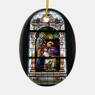 churchwindow vom brezje - Slowenien Keramikornament