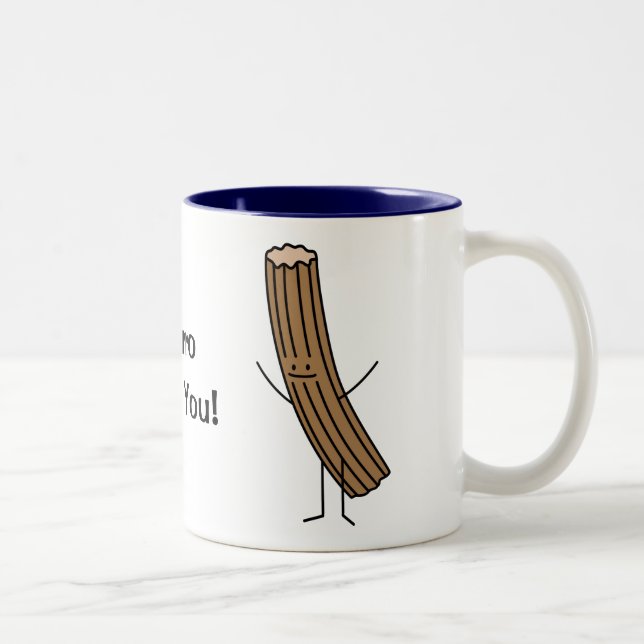Churro Lieben Sie! Zweifarbige Tasse (Rechts)