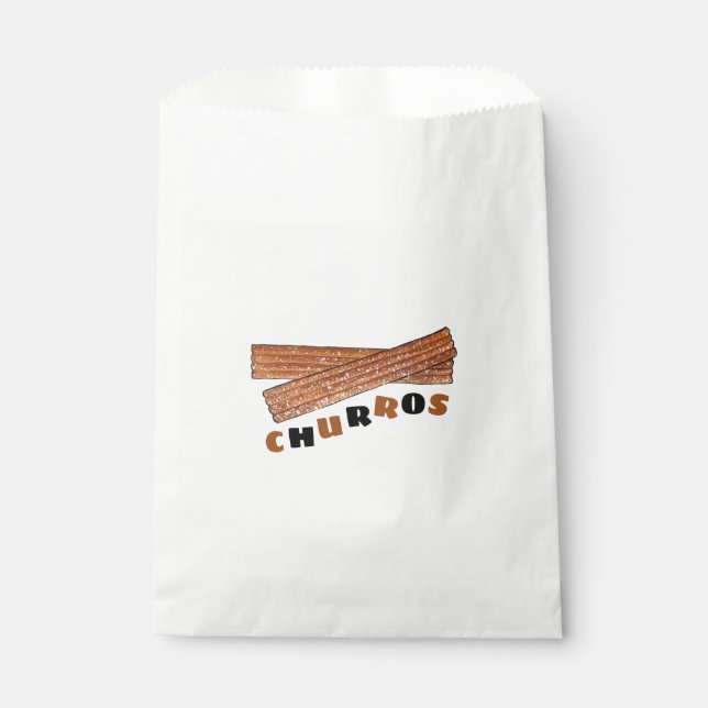 CHURROS Spanisch Geschenktütchen (Vorderseite)