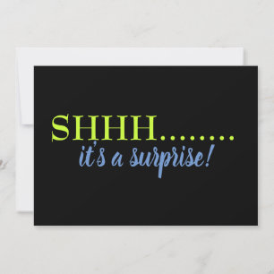 Chut...C'est une surprise ! ! ! ! ! ! Invitation