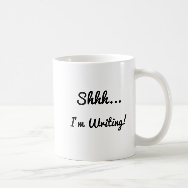 Chut... J'écris Mug (Droite)