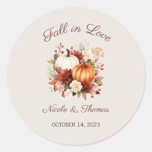 Chute en Love Stickers, Étiquettes de mariage