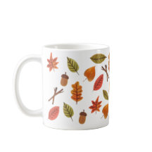Chute Feuille confortable café d'automne Mug