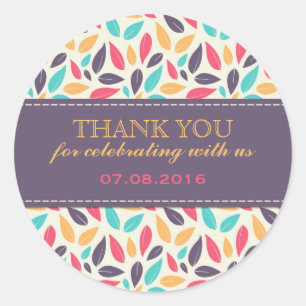 Chute Feuille Motif mariage favori Stickers