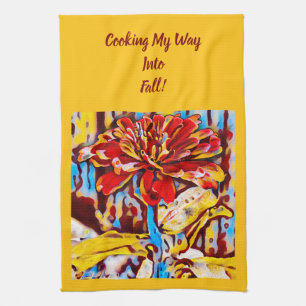 Chute Floral serviette de cuisine
