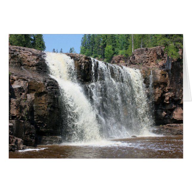 Chutes de Gooseberry, Côte-Nord, Minnesota (Devant horizontal)