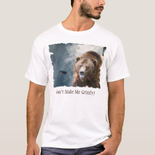 Chutes saumons et grizzli Ours Fantaisie T-shirt a