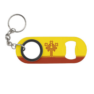 Chuvashia Flag Mini Flaschenöffner