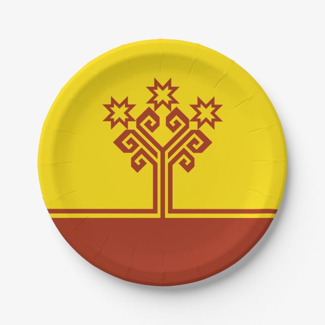 Chuvashia Flag Pappteller (Vorderseite)