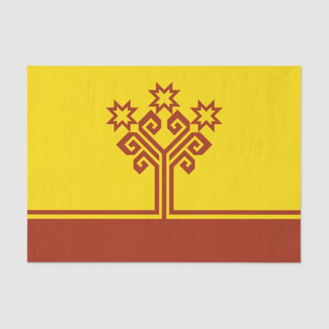 Chuvashia Flag Seidenpapier (Vorderseite)