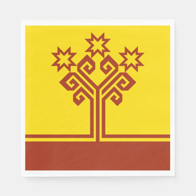 Chuvashia Flag Serviette (Vorderseite)