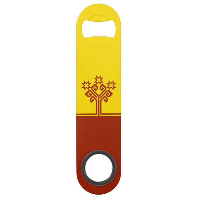 Chuvashia Flag Speed Flaschenöffner (Vorderseite)