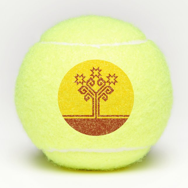Chuvashia Flag Tennisbälle (Vorderseite)