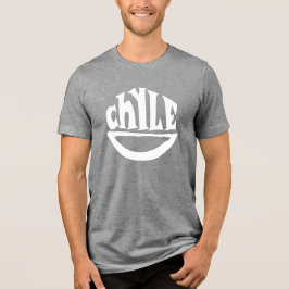 Chyle Smile Logo Grau/Weiß-T - Shirt