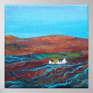 Chysauster in Penwith, Cornwall Poster