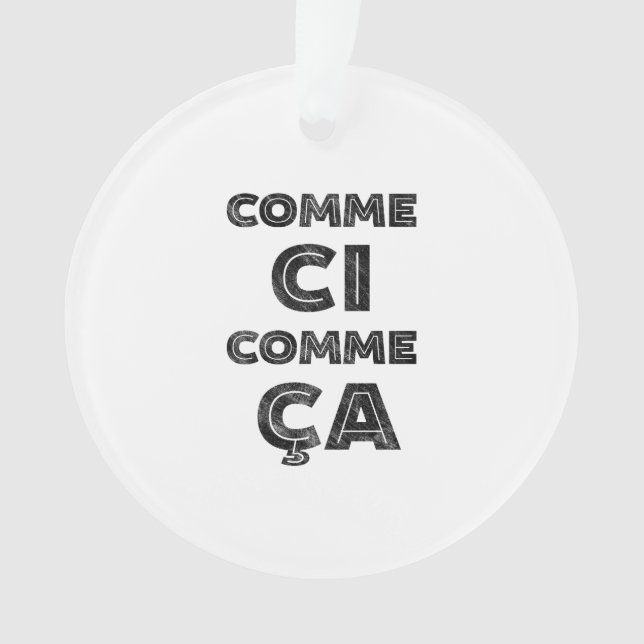 Ci de Comme, Comme Ca - Français drôle (devant)